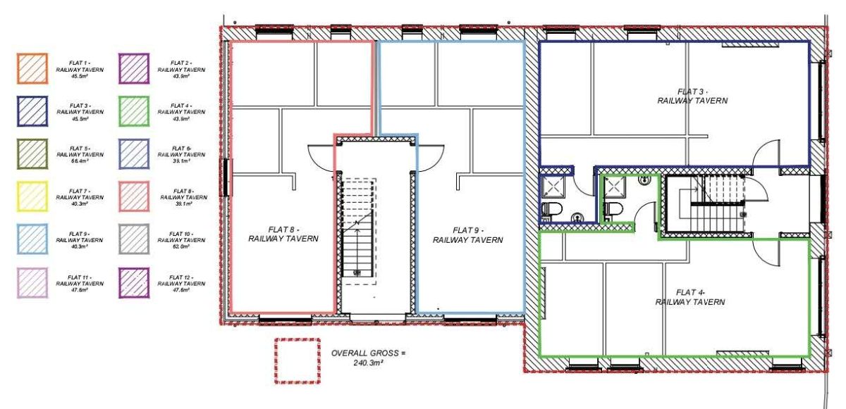 The Railway Tavern,Station Street ,Clinderford, Clinderford floorplan