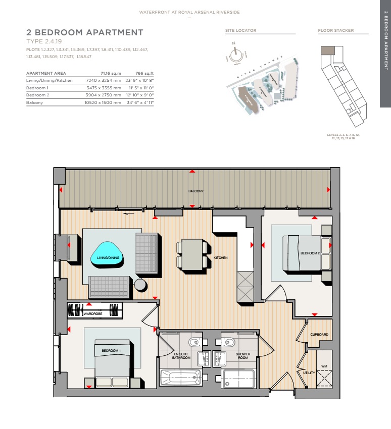 2 Bedrooms Flat for sale in Duke Of Wellington Avenue, London SE18