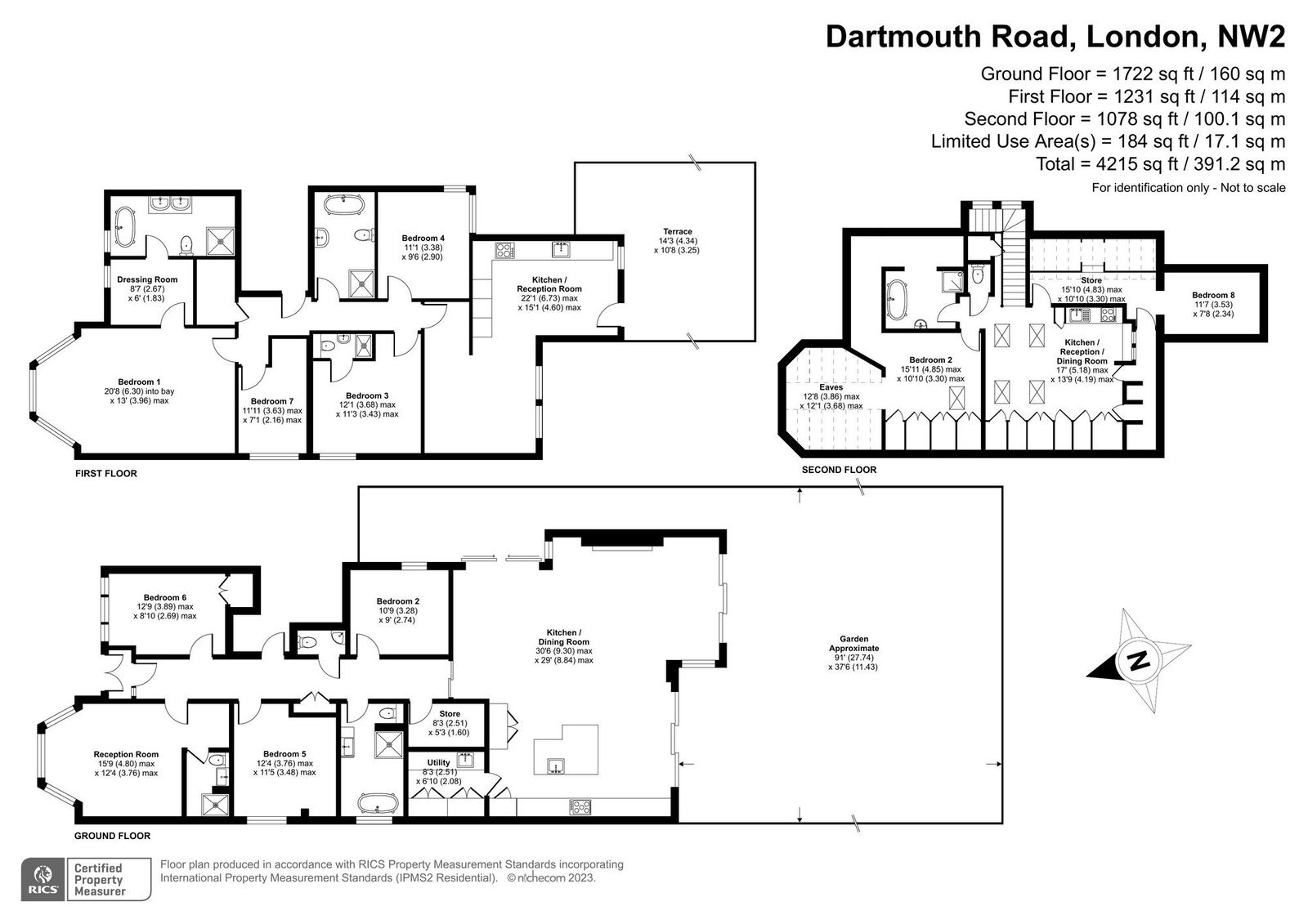 39, Dartmouth Road, London floorplan