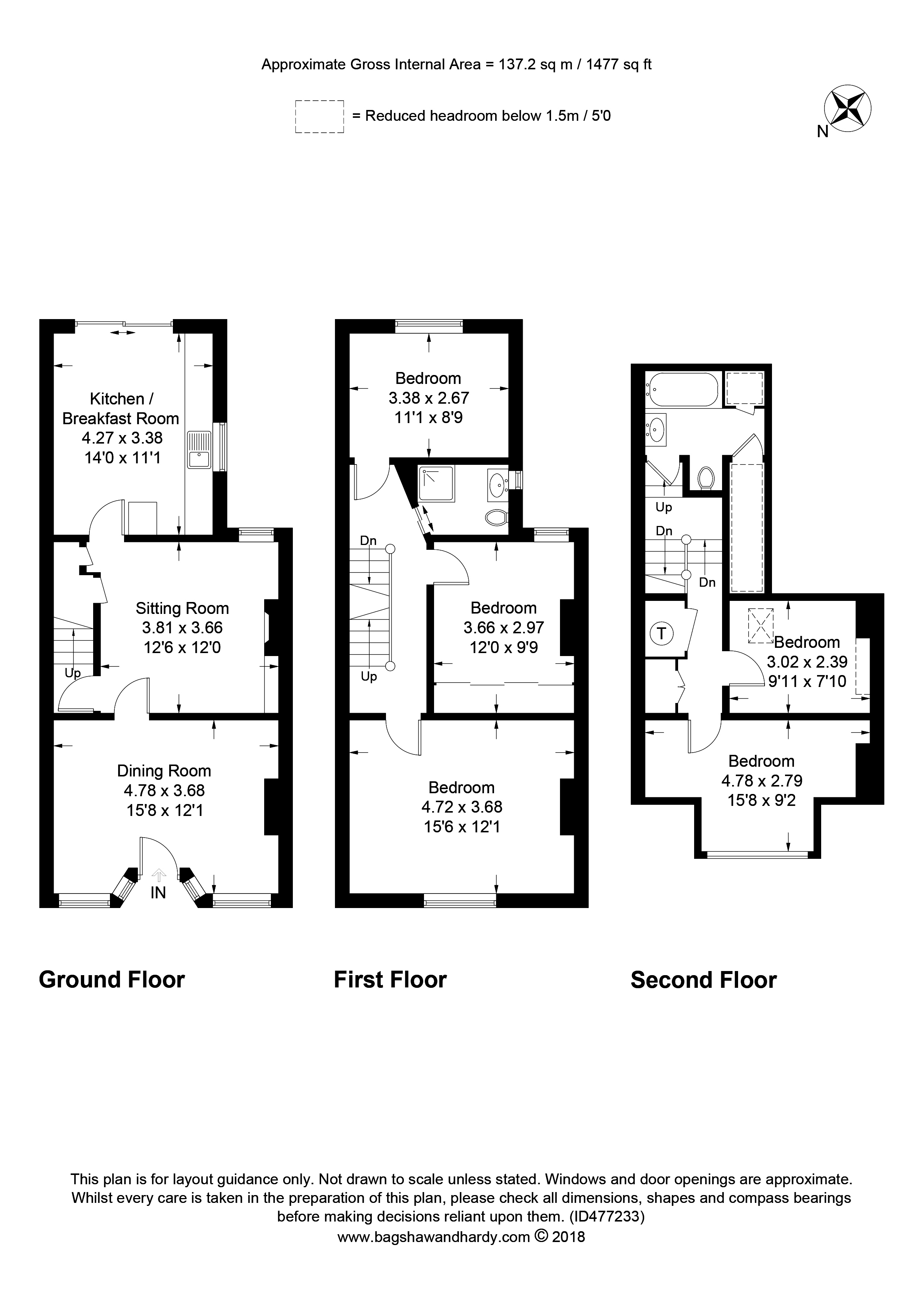 5 Bedrooms Terraced house for sale in North Station Approach, South Nutfield, Redhill, Surrey RH1