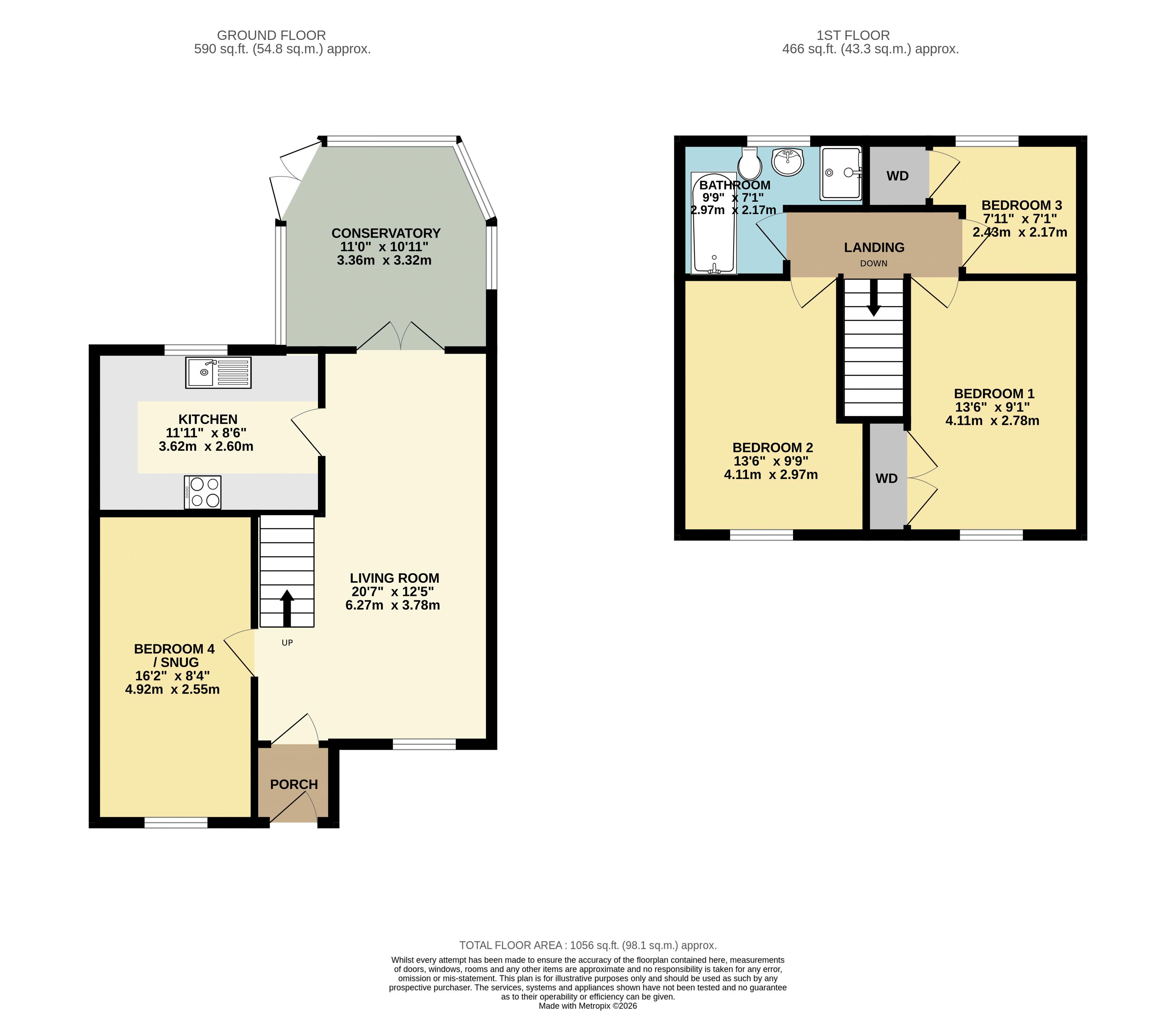69, Hawthorn Drive, Sleaford floorplan