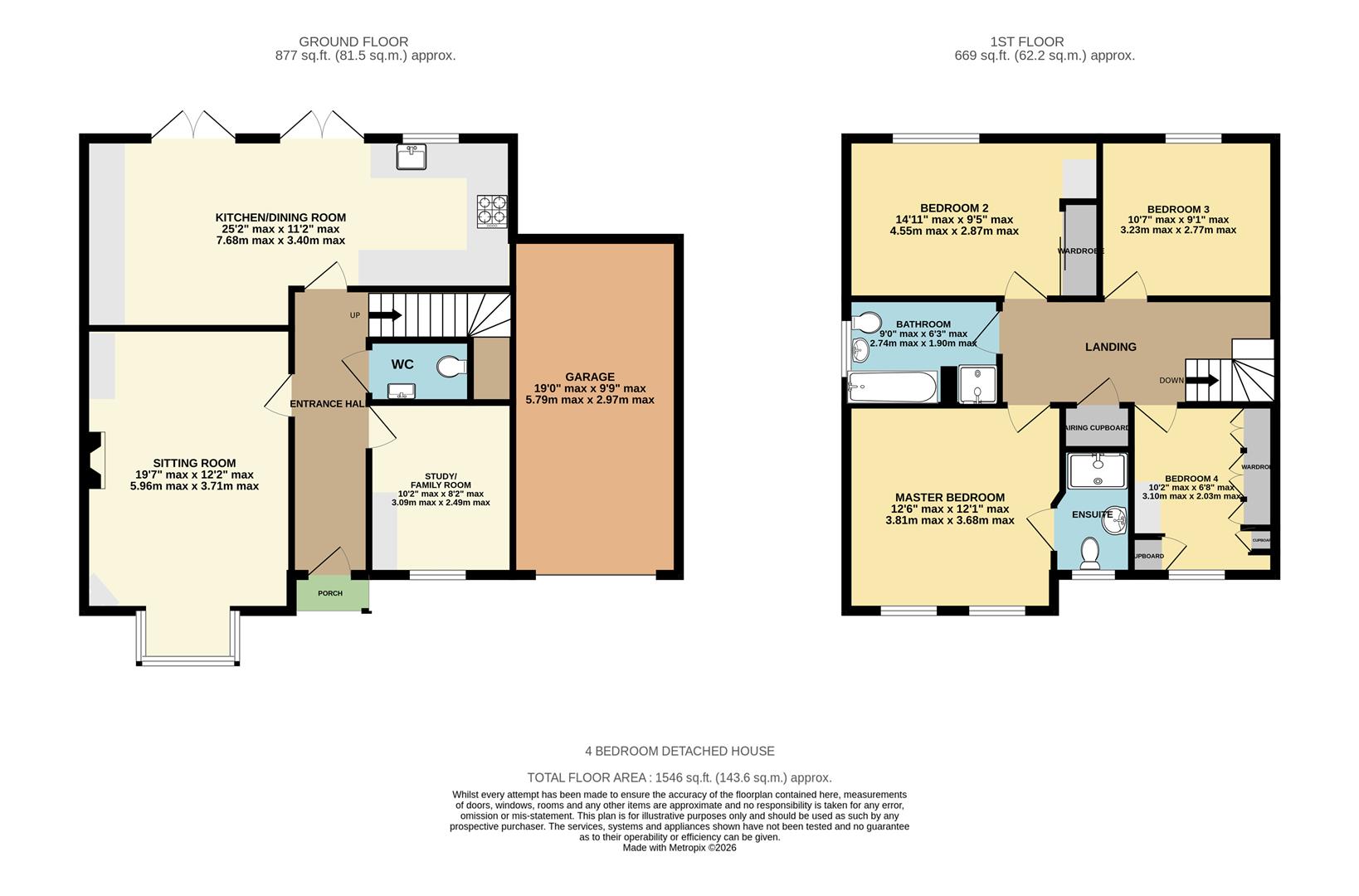 13, Burlington Way, Tadley floorplan