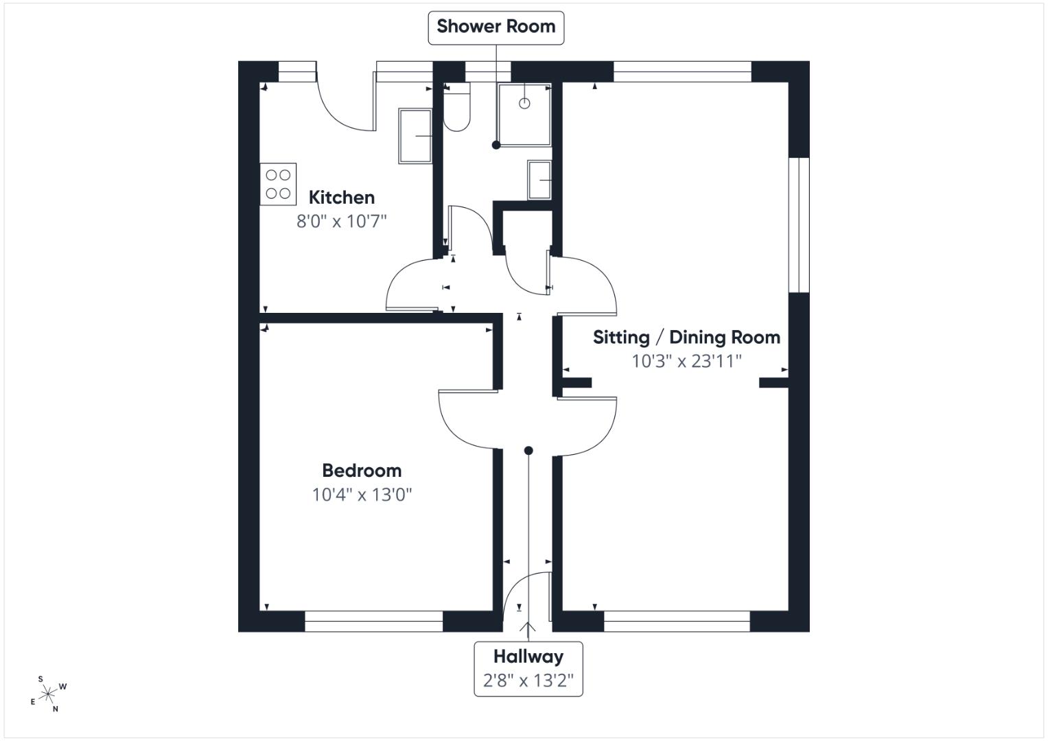 Rosalie, Bromley Green Road, Ashford floorplan