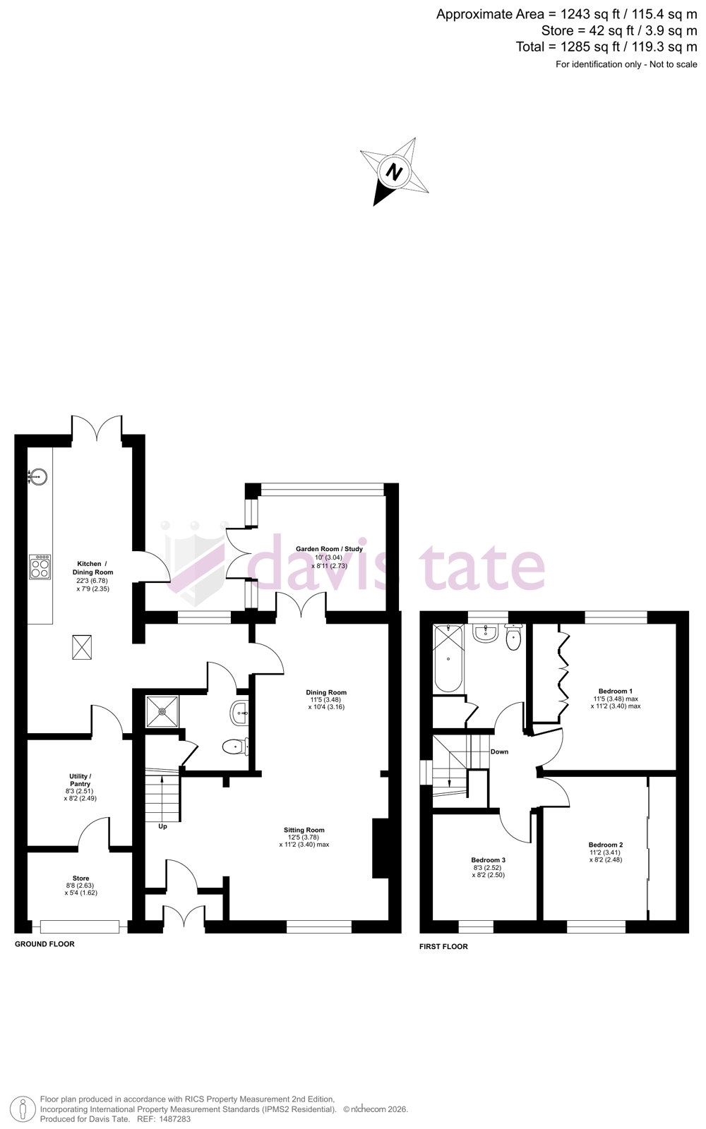 13, Clanfield Crescent, Reading floorplan