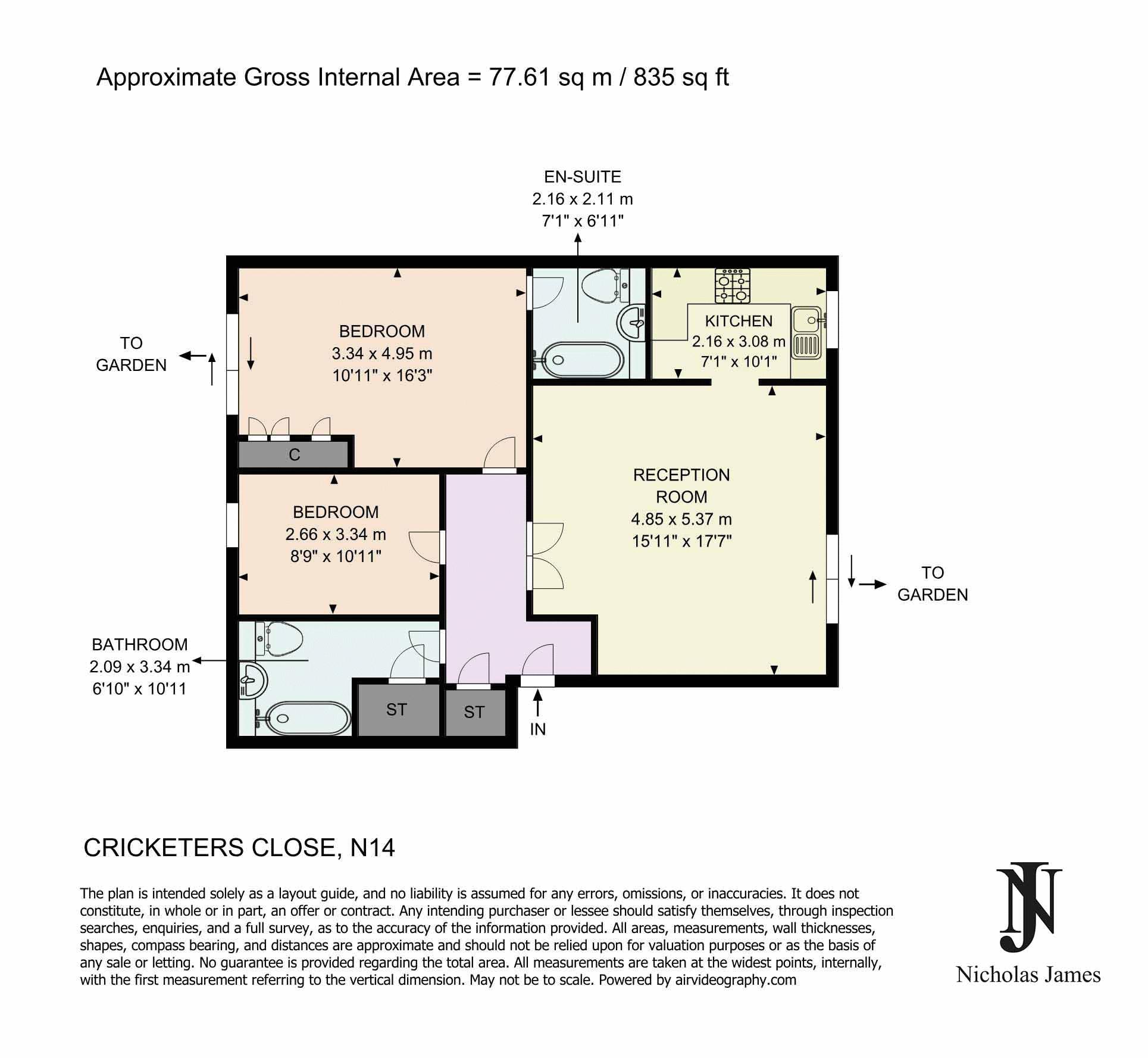 8, Cricketers Close, London floorplan