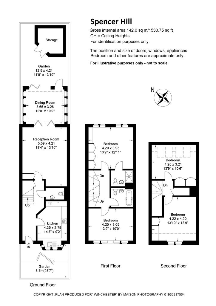 4 Bedrooms  to rent in Spencer Hill Road, London SW19