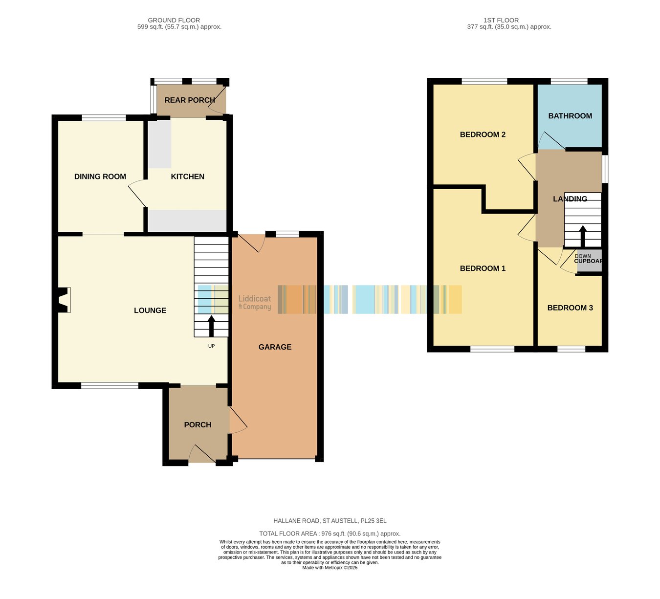 6, Hallane Road, St Austell floorplan
