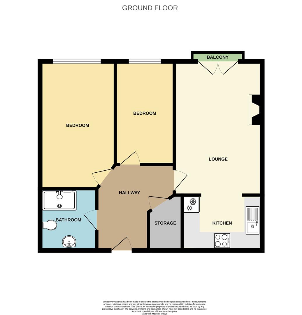 19 Oakford Court, Newshaw Lane, Glossop floorplan