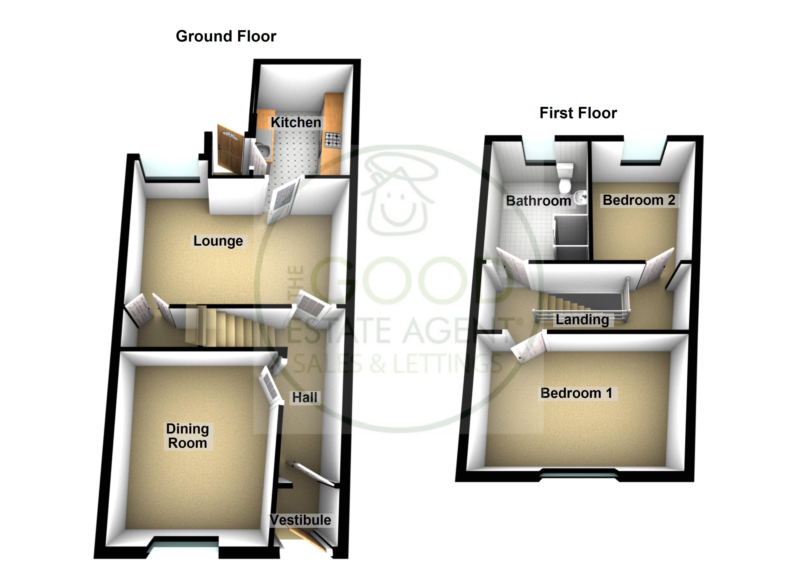 298, St Helens Road, Leigh floorplan
