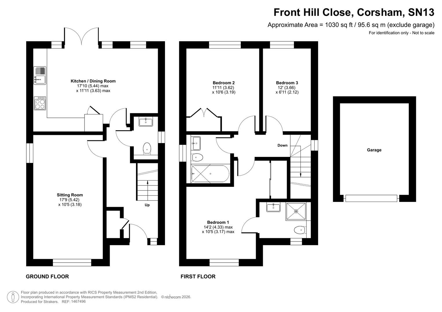 3, Front Hill Close, Corsham floorplan