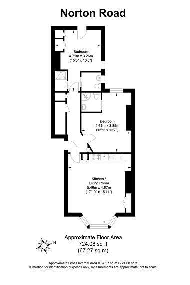 GFF/17, Norton Road, Hove floorplan
