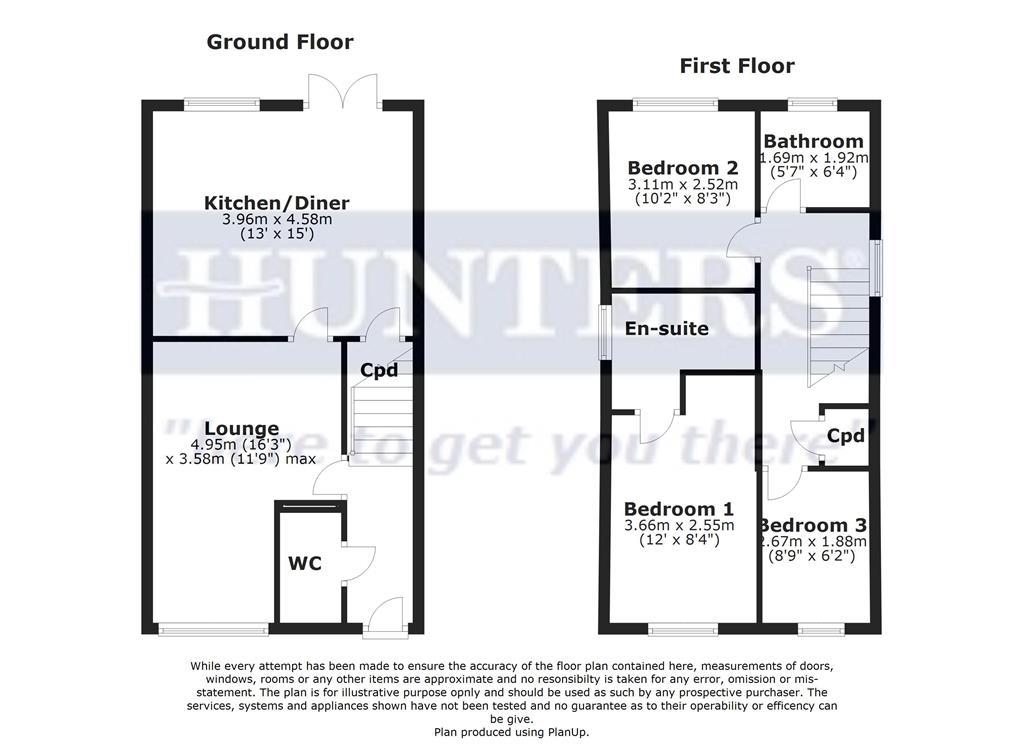 18, Keel Close, Wigston floorplan