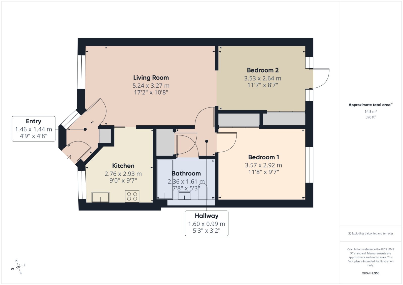 20, The Oaks, Langley floorplan