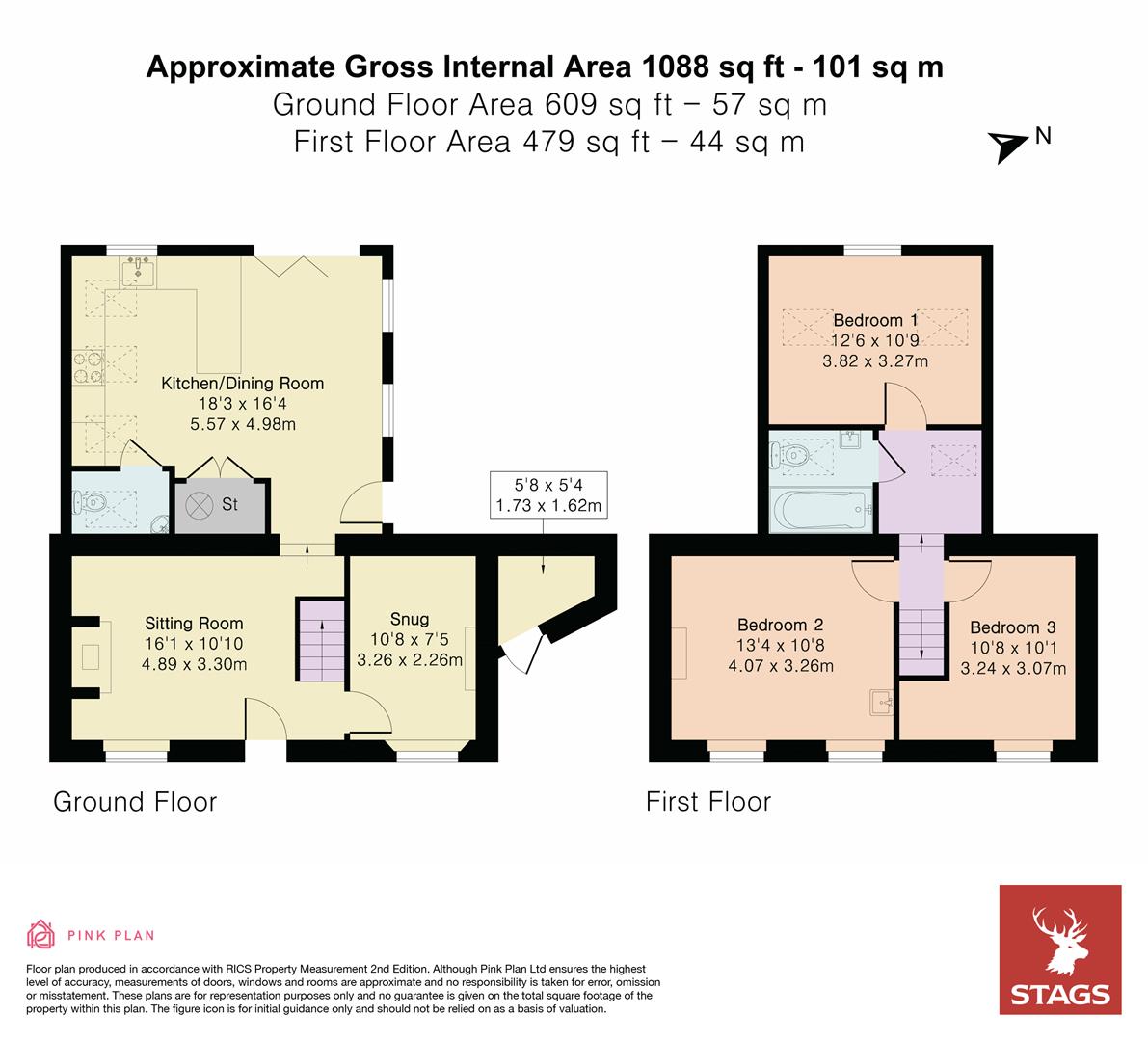 2, The Cottage, Engollan, Wadebridge floorplan