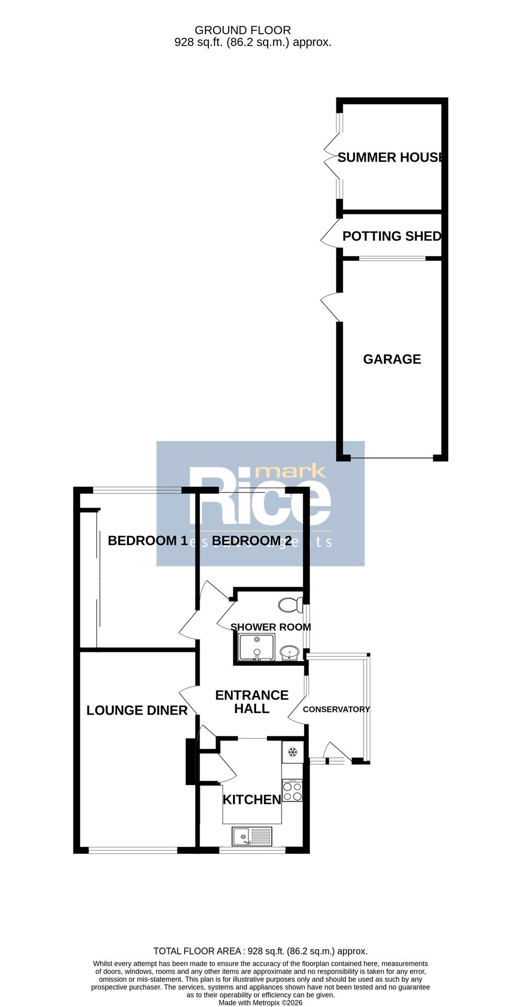 4, Stray Green, Sleaford floorplan