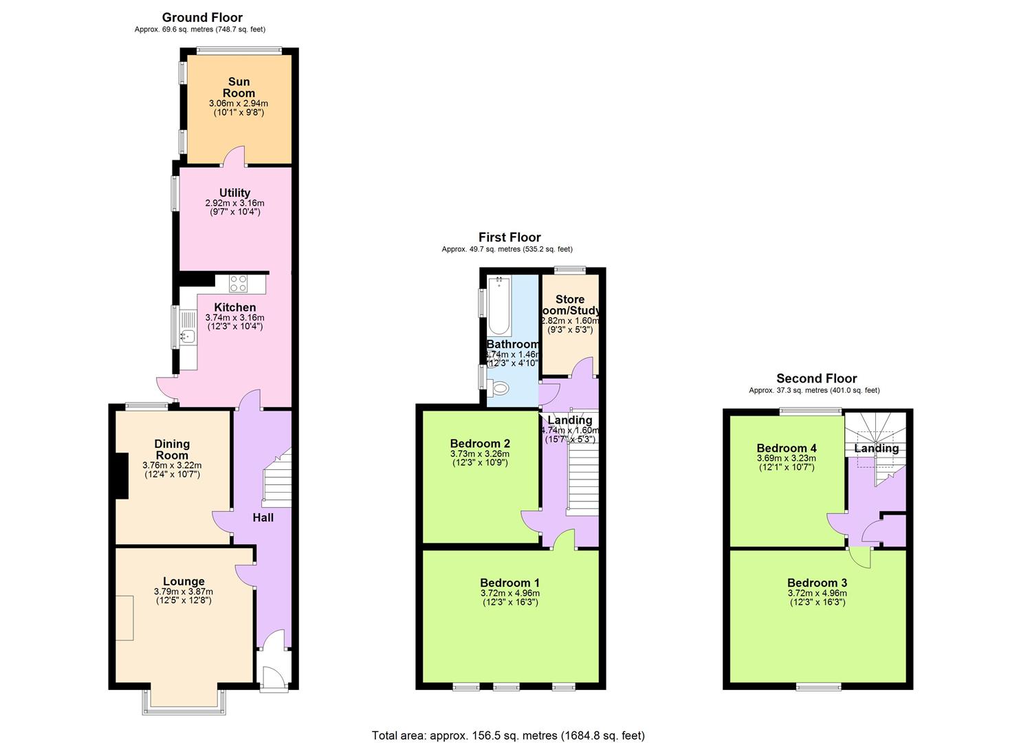 4 Bedrooms Terraced house for sale in Melton Road, West Bridgford, Nottingham NG2