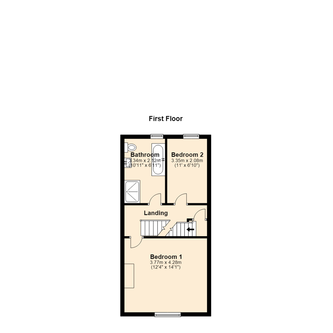 733, Burnley Road, Rossendale floorplan