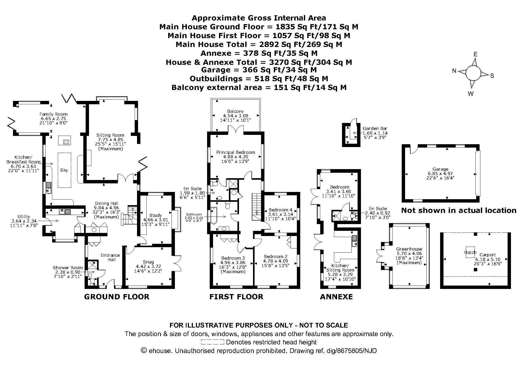 Burrows Croft, Birches Lane, Gomshall floorplan