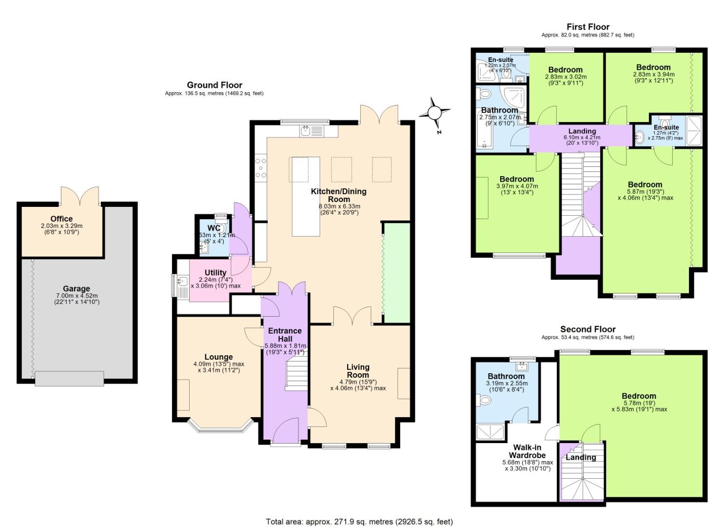 34, Gresley Wood Road, Swadlincote floorplan
