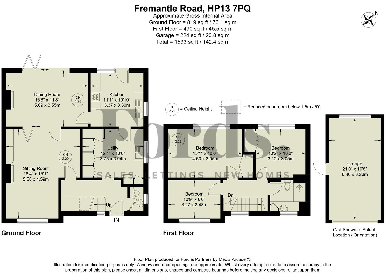 43, Fremantle Road, High Wycombe floorplan