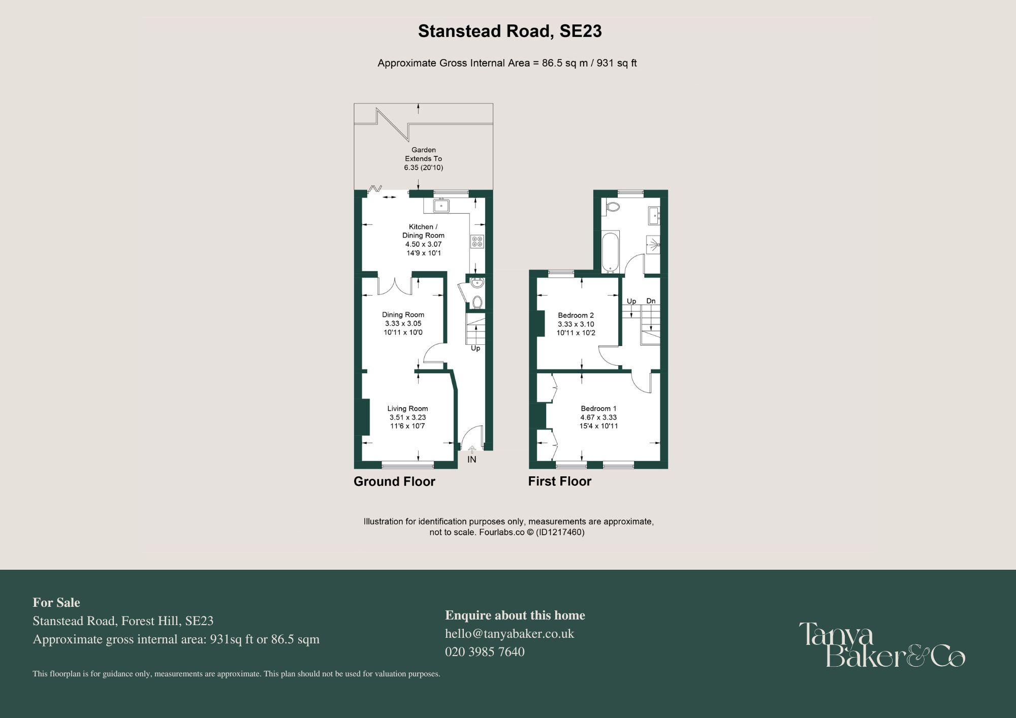 Stanstead Road, London, SE23 floorplan