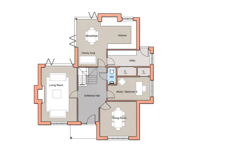 Plot 9 Dillywood Gardens, Dillywood Lane, Rochester floorplan