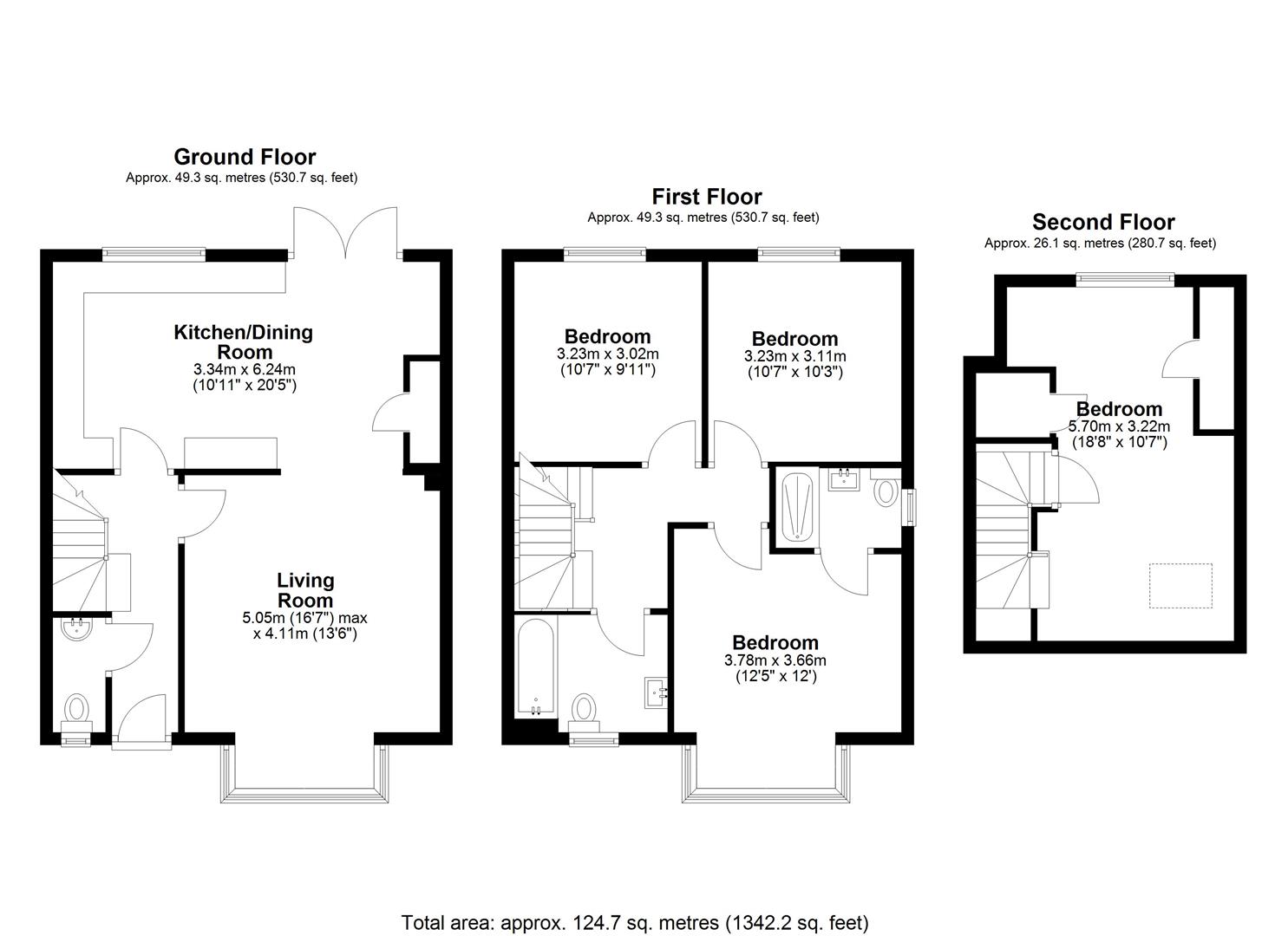 3a, Harvey Road, Uxbridge floorplan