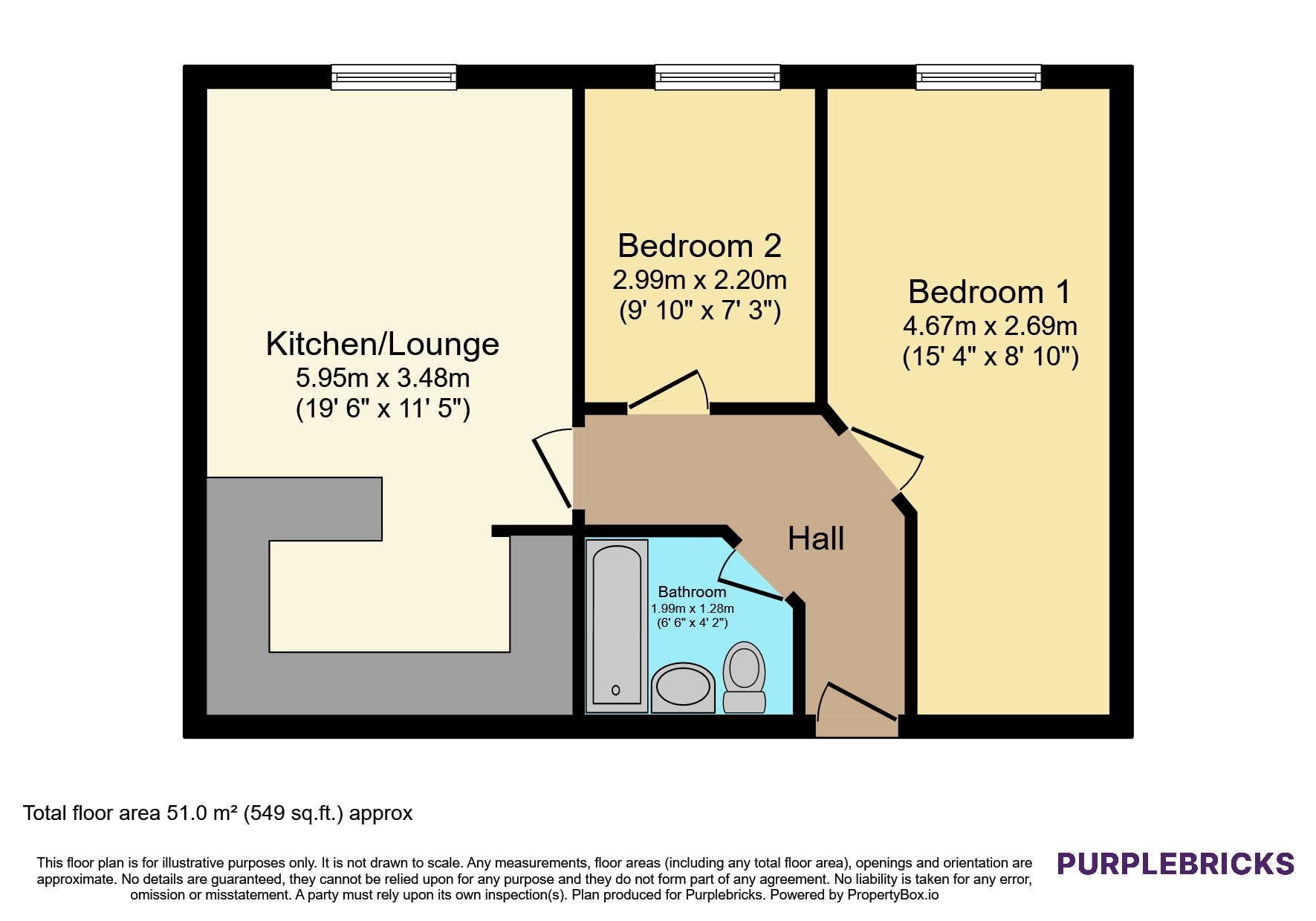 10 Carriage Court, Talbot Street, Normanton floorplan