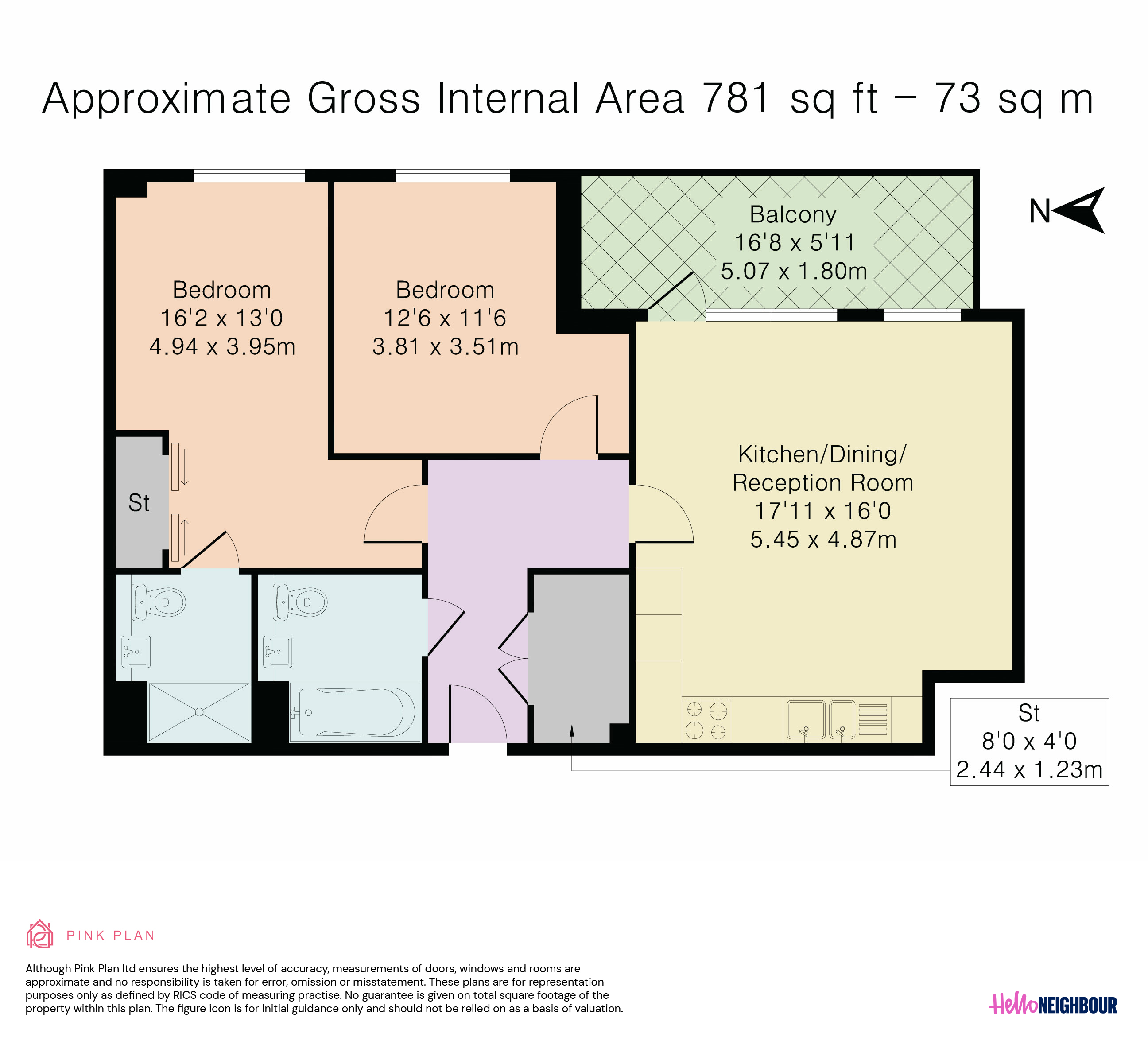 Mahindra Way, London floorplan