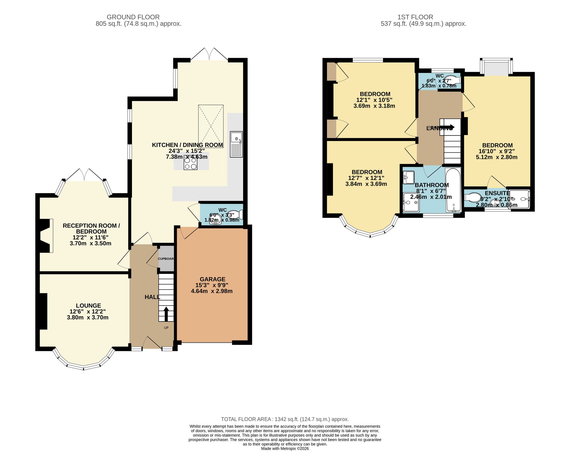 2 Galtres Road, York floorplan