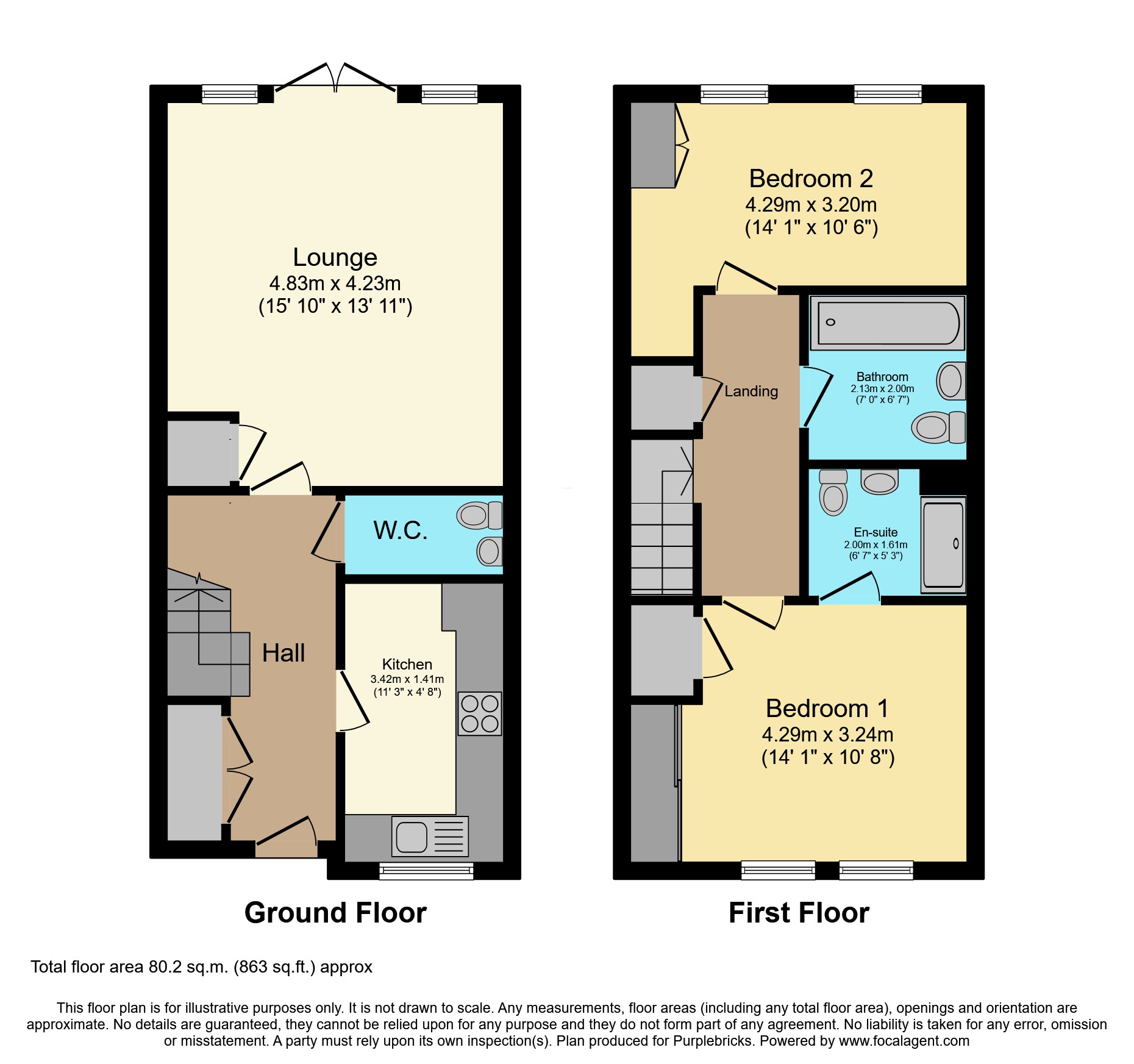 6, Boxall Way, Hornchurch floorplan