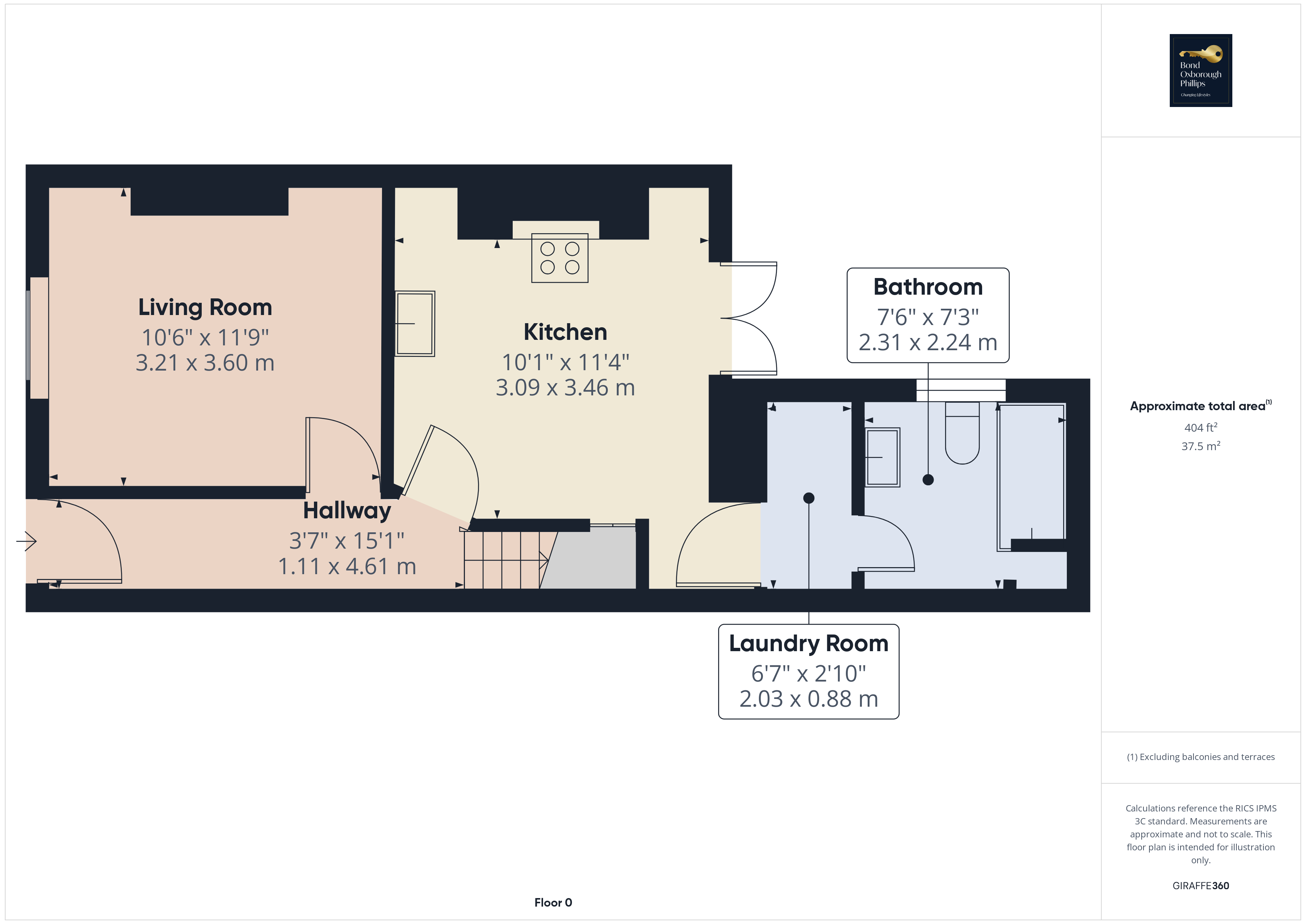 4, Cliff Park Terrace, Cornwall floorplan