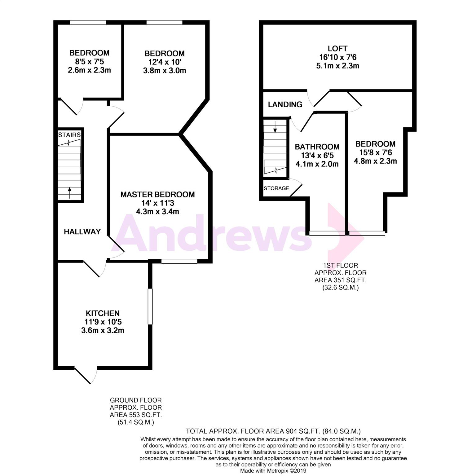 704A, London Road, Surrey floorplan