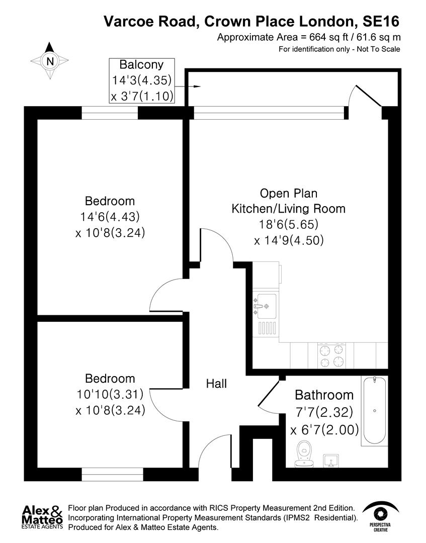 Crown Place, London floorplan