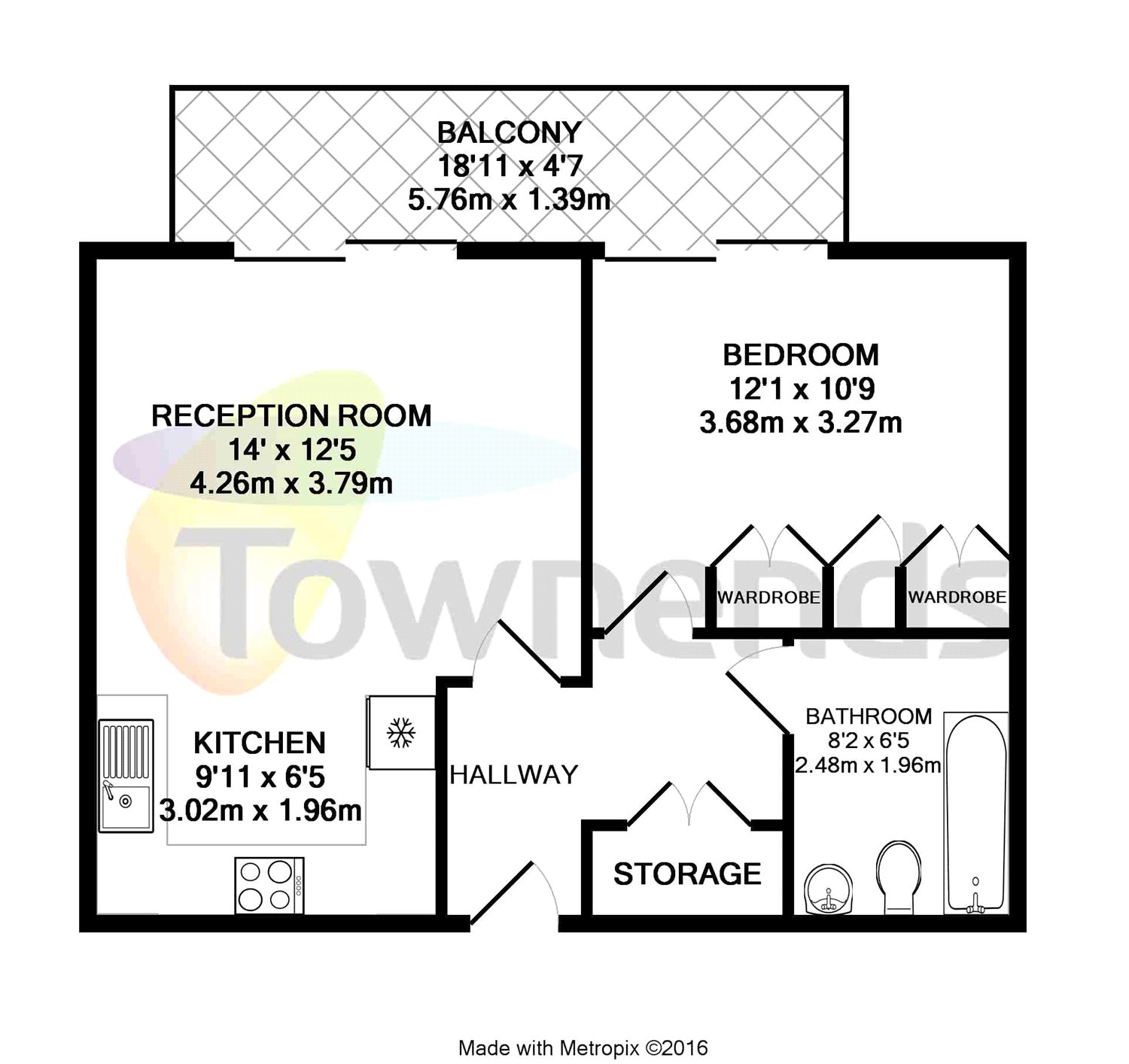 1 Bedrooms Flat to rent in Sydenham Road, Croydon CR0