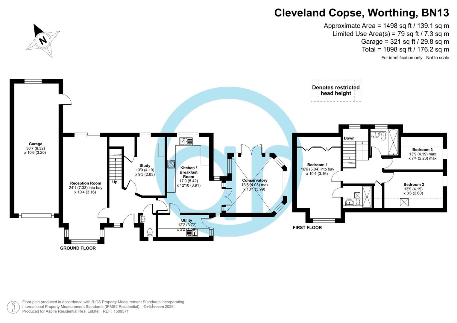 2, Cleveland Copse, Worthing floorplan