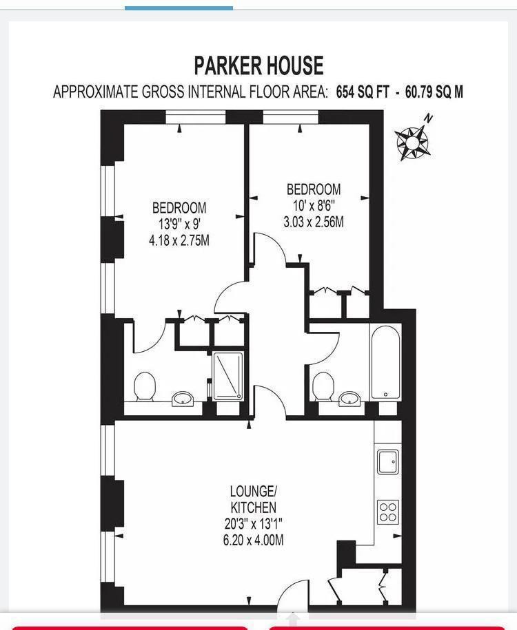 Cuthbert Street, City Of Westminster, London W2, 2 bedroom flat for