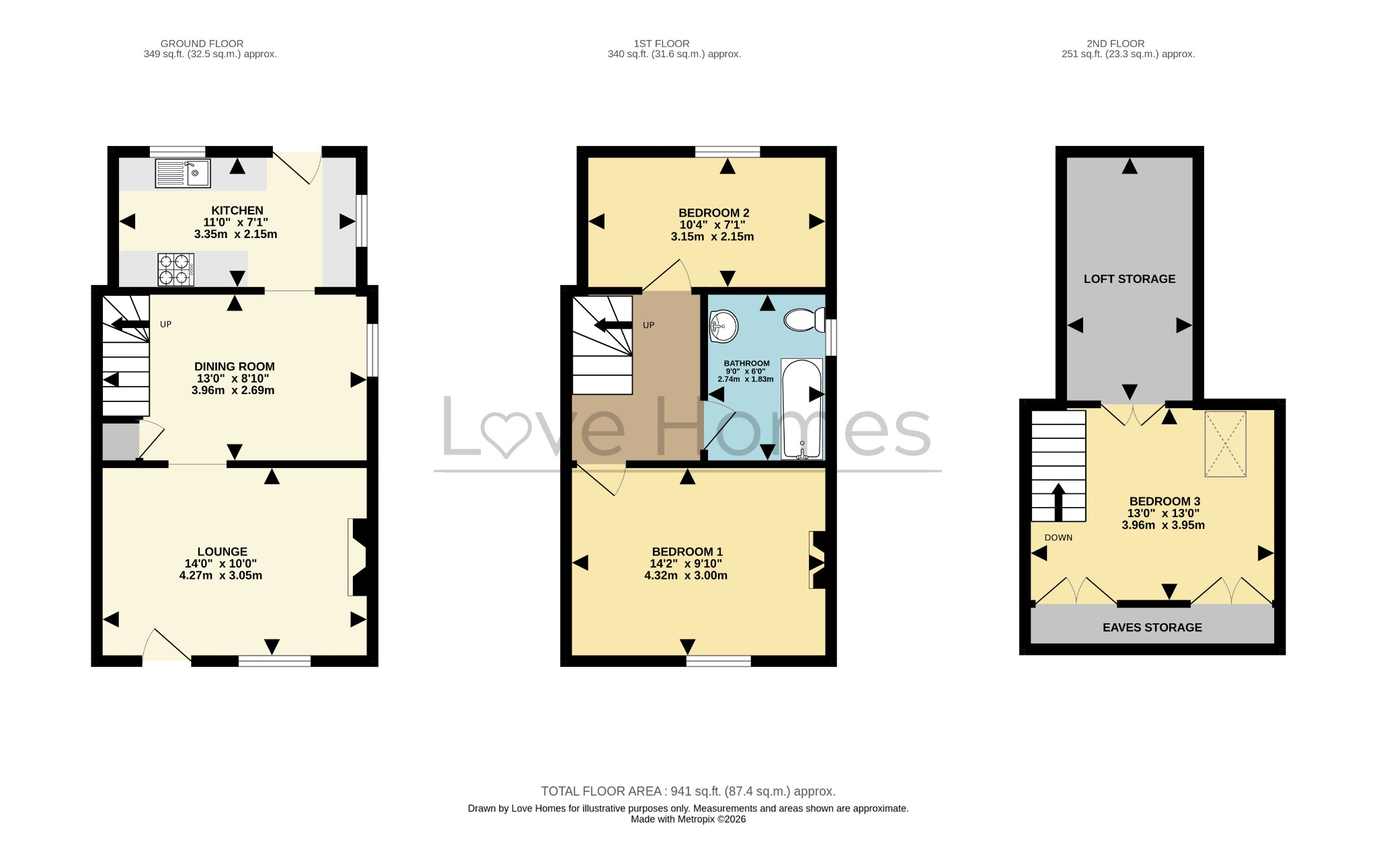 17 Park Street, Ampthill, Bedfordshire floorplan