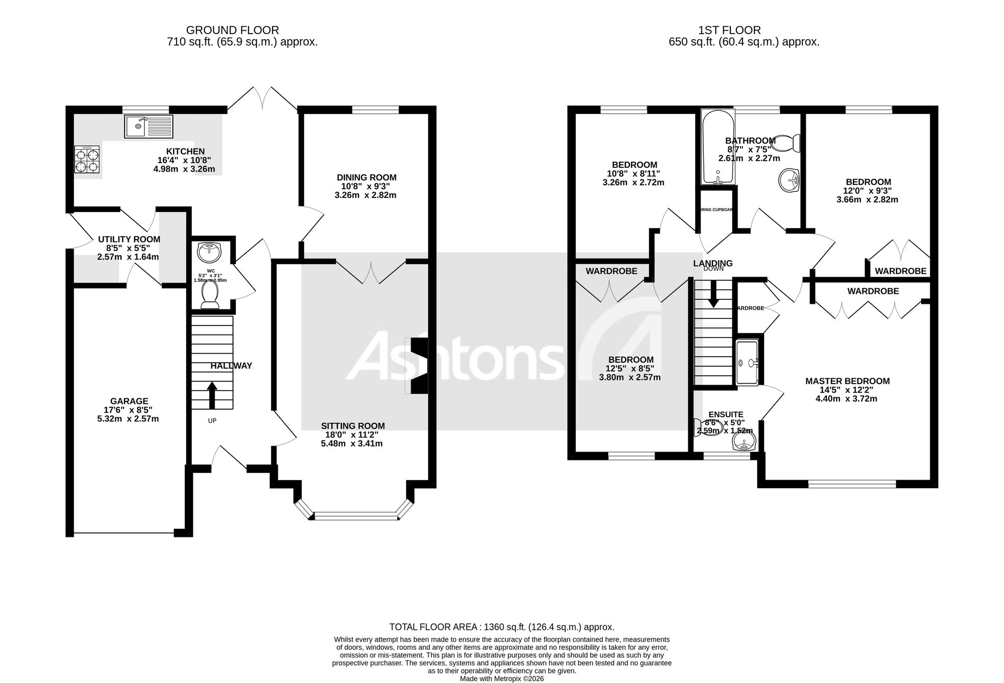 20 Walsham Gardens, St. Helens floorplan