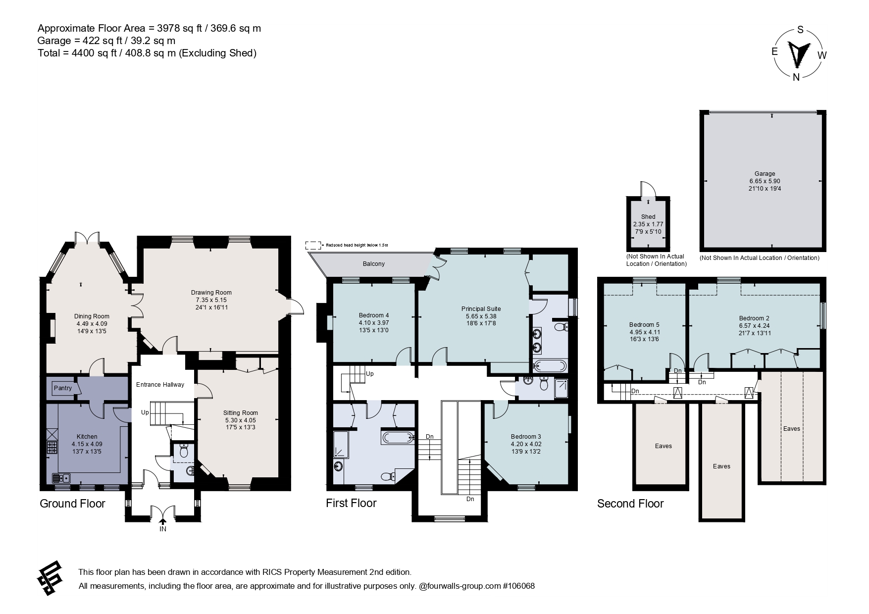 2 Hurlands,, Puttenham Heath Road, Guildford floorplan
