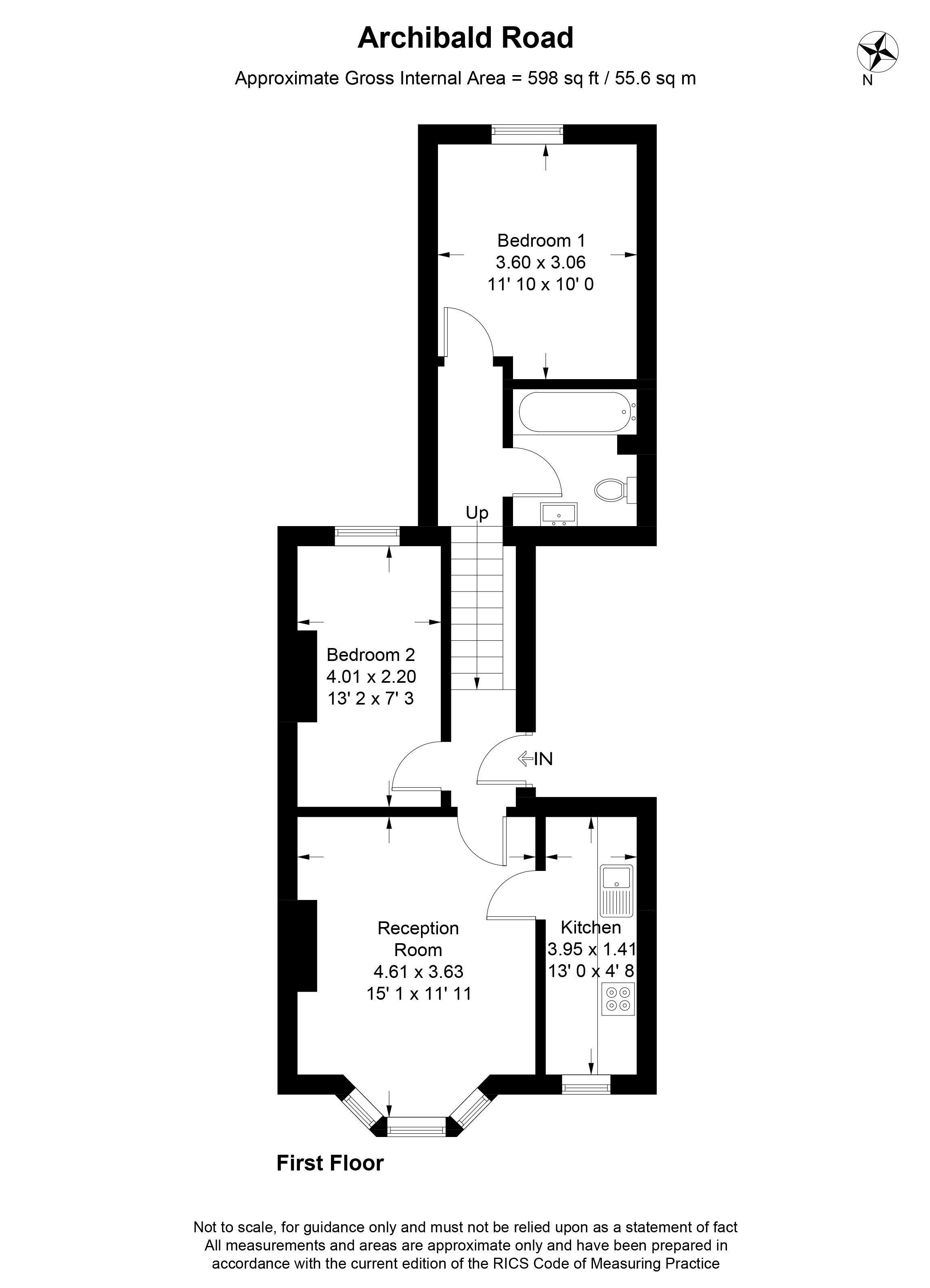 Archibald Road, Tufnell Park floorplan