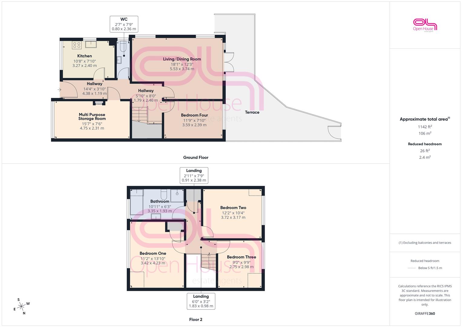 16, Rowe Avenue, Peacehaven floorplan