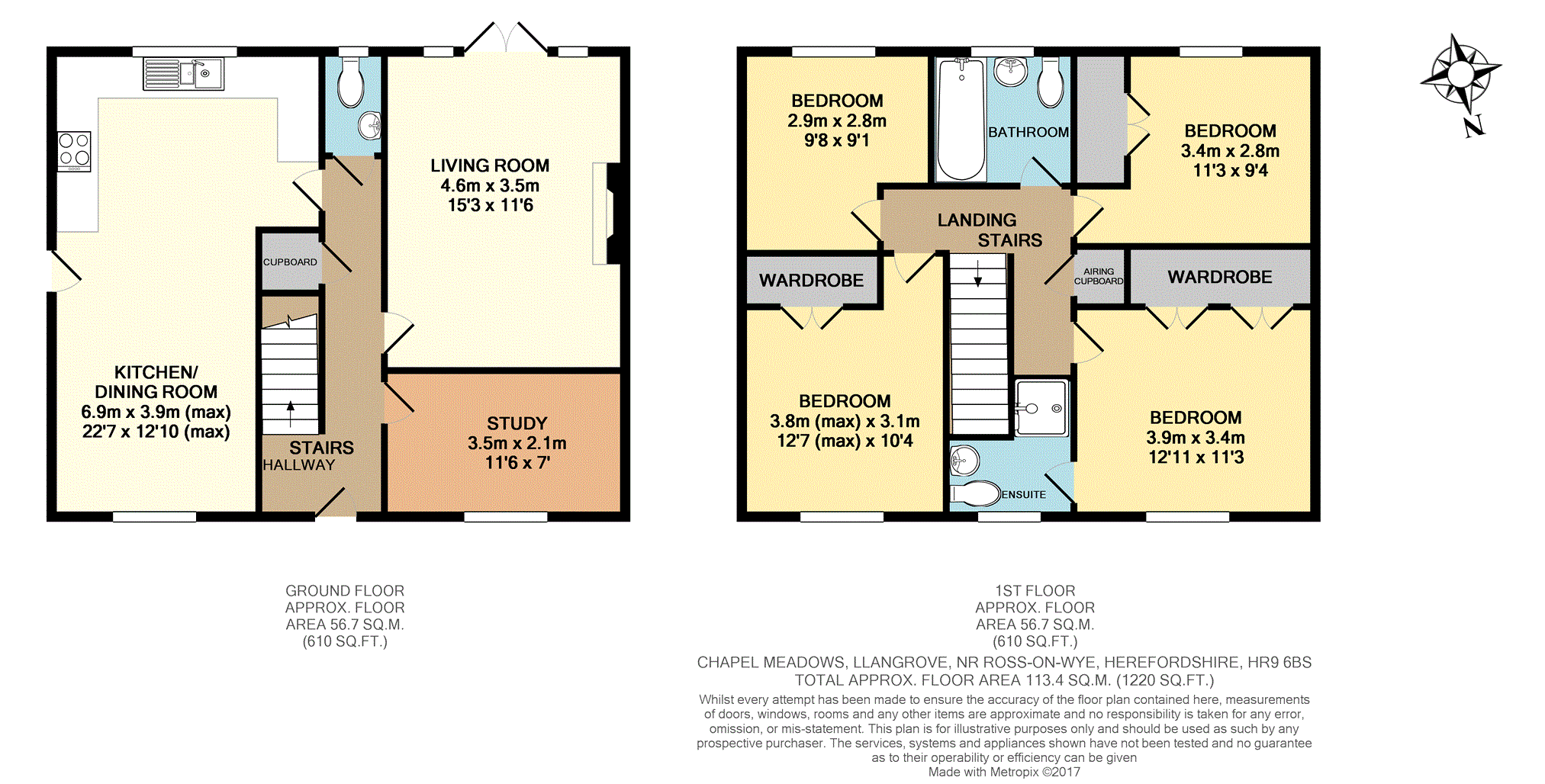 4 Bedrooms Detached house for sale in Chapel Meadows, Llangrove, Nr Ross-On-Wye HR9