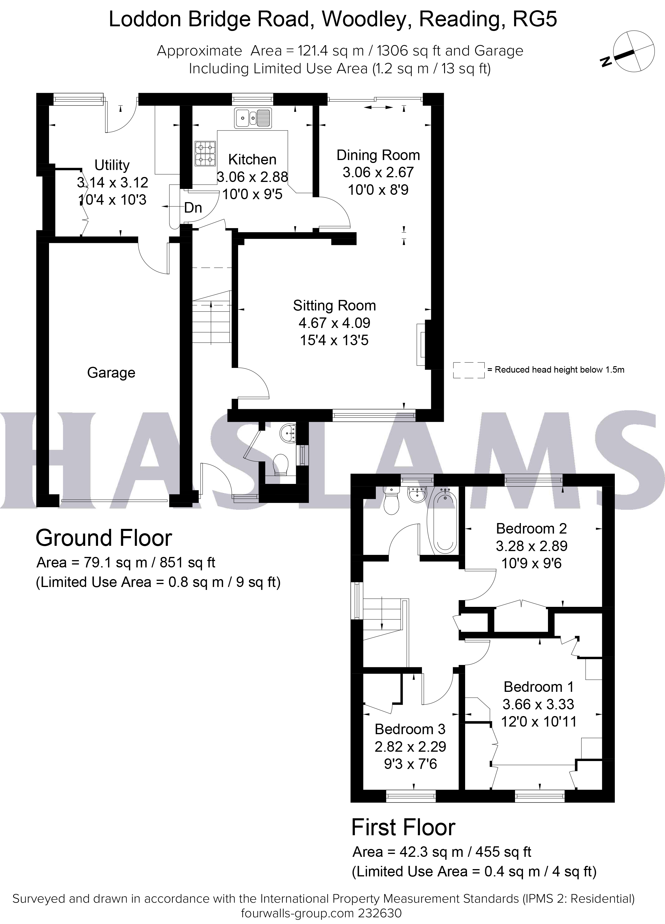 Loddon Bridge Road, Woodley, Reading RG5, 3 bedroom detached house for