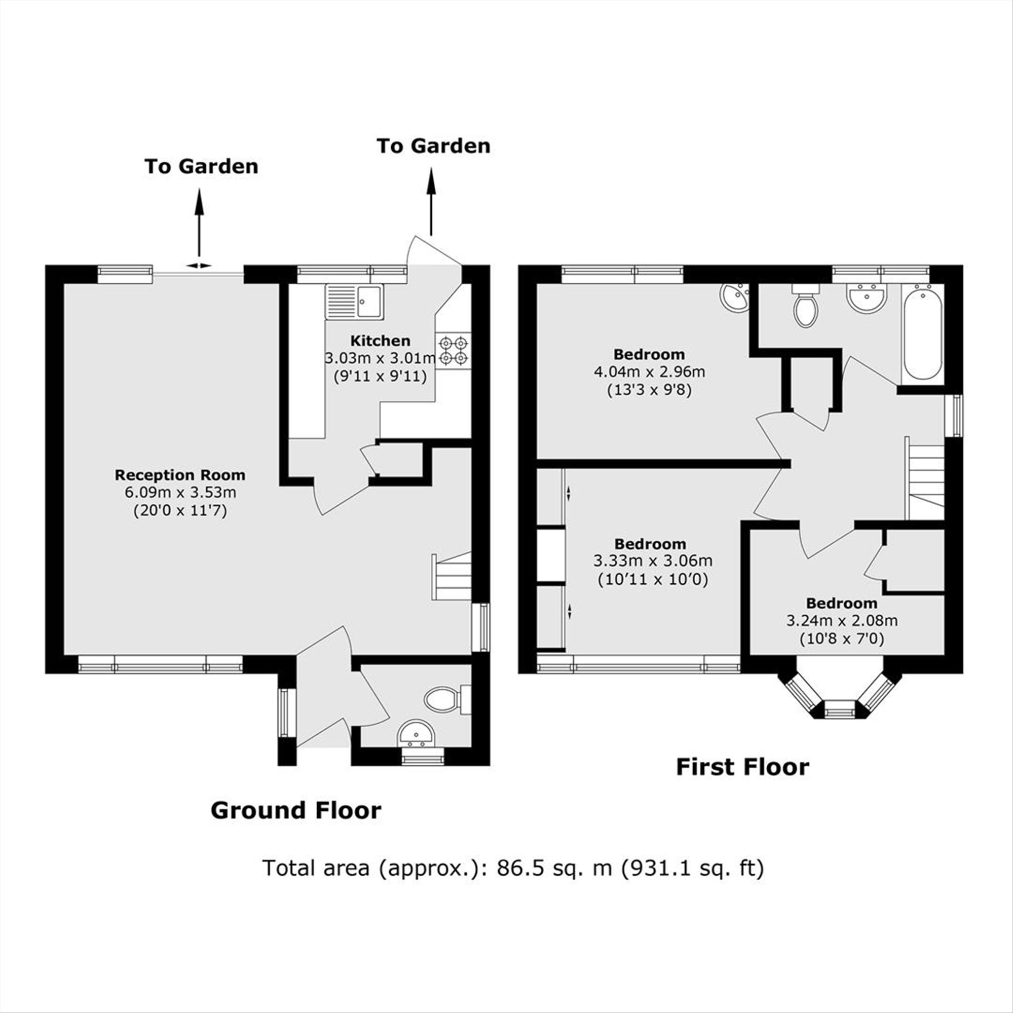 9, Briar Close, Buckhurst Hill floorplan