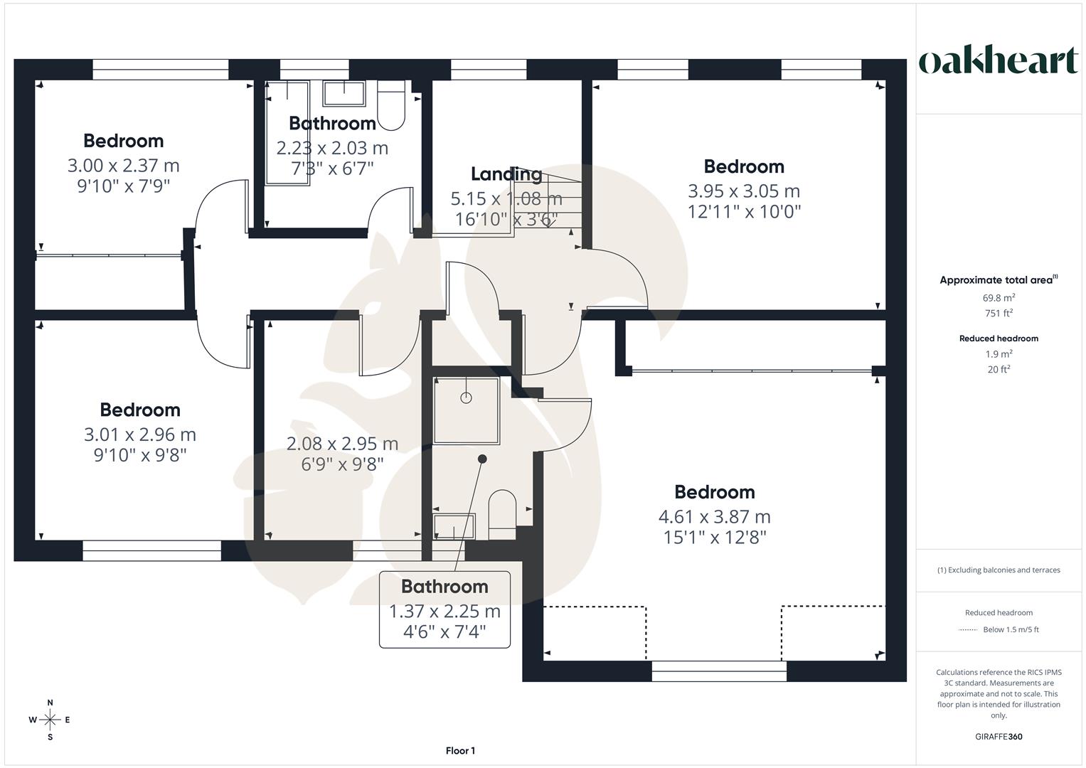 14, Victoria Road, Chelmsford floorplan