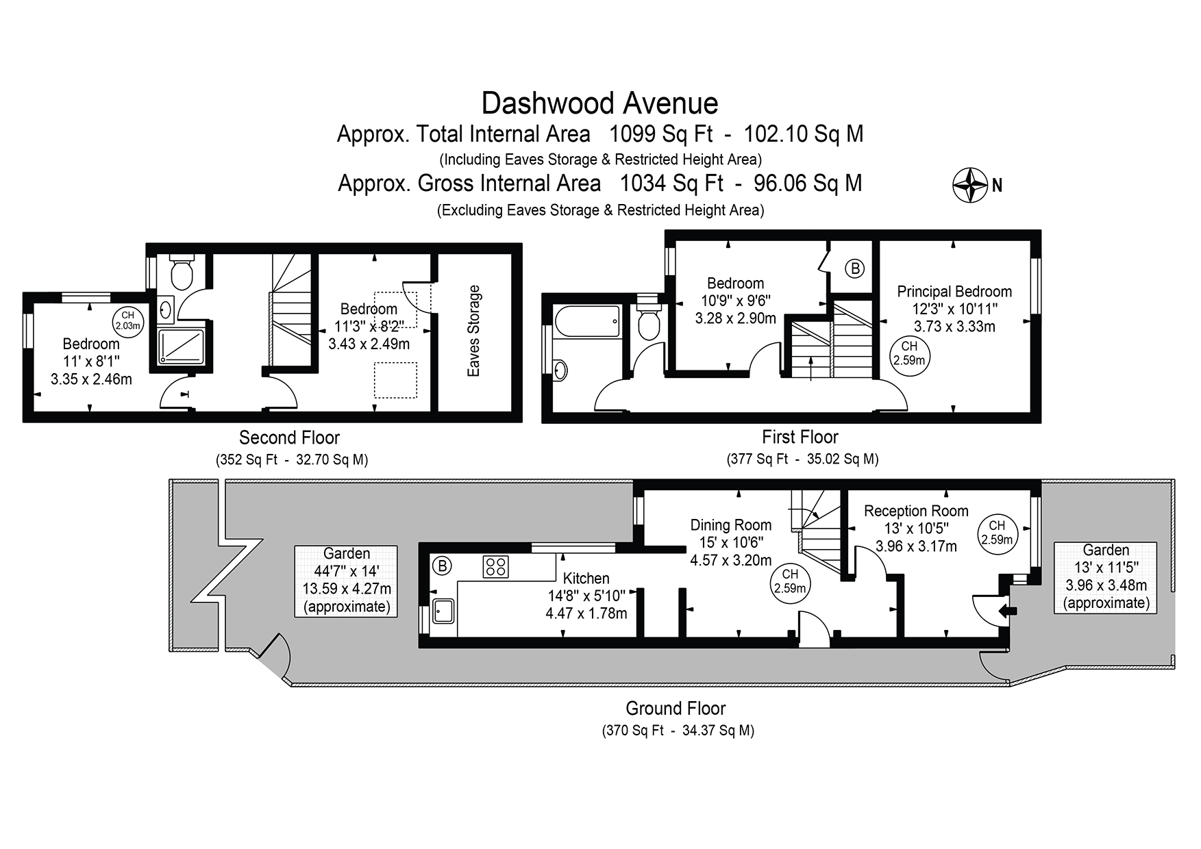 43, Dashwood Avenue, High Wycombe floorplan