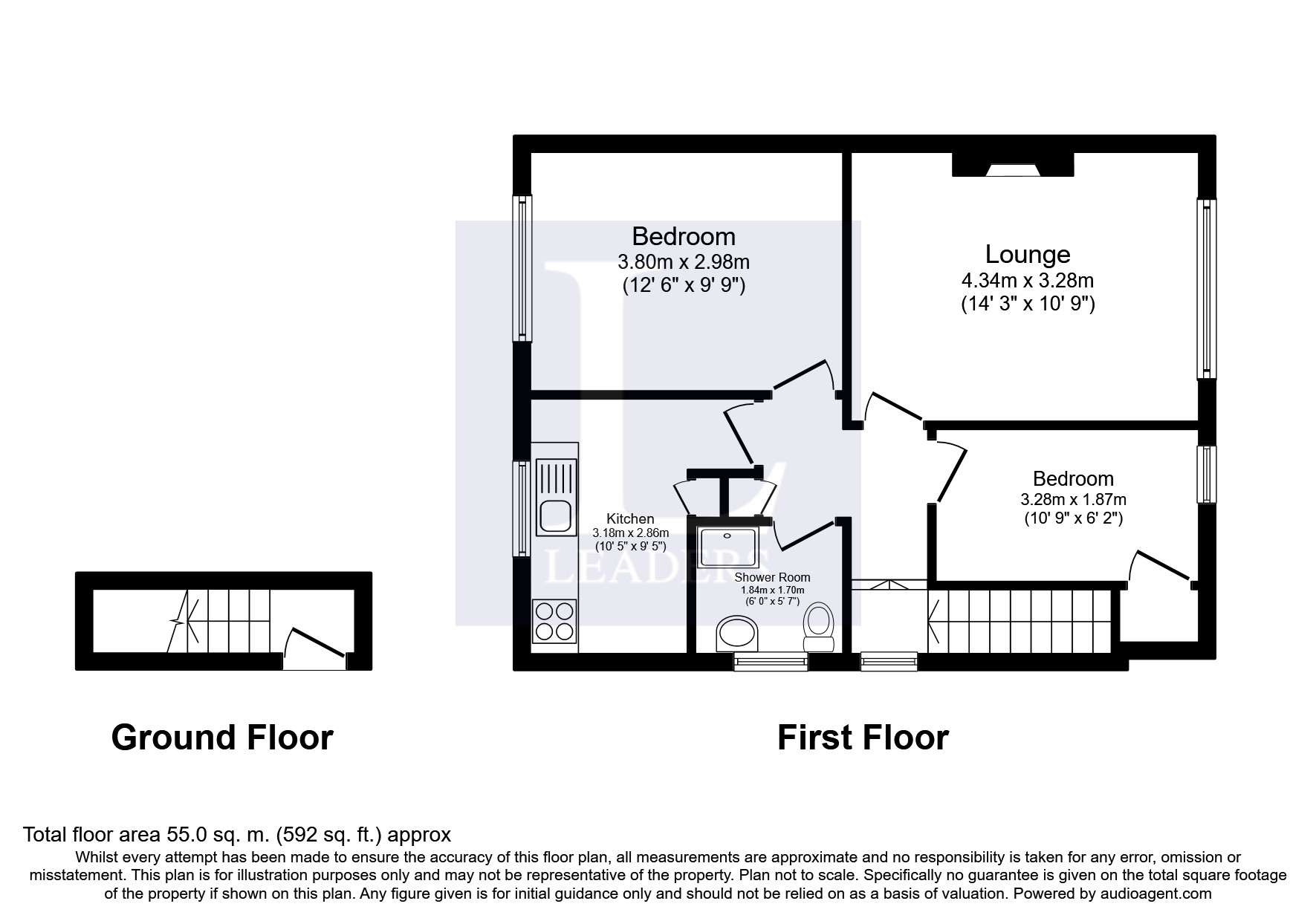 2 Bedrooms Maisonette for sale in Denton Close, Kenilworth CV8