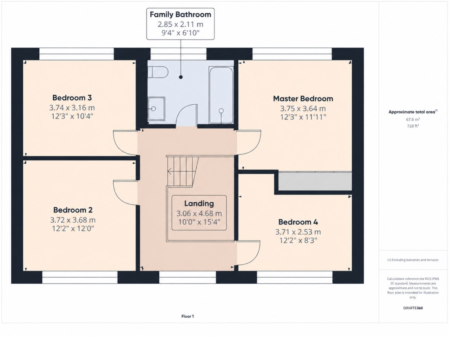 48a, Low Road West, Doncaster floorplan