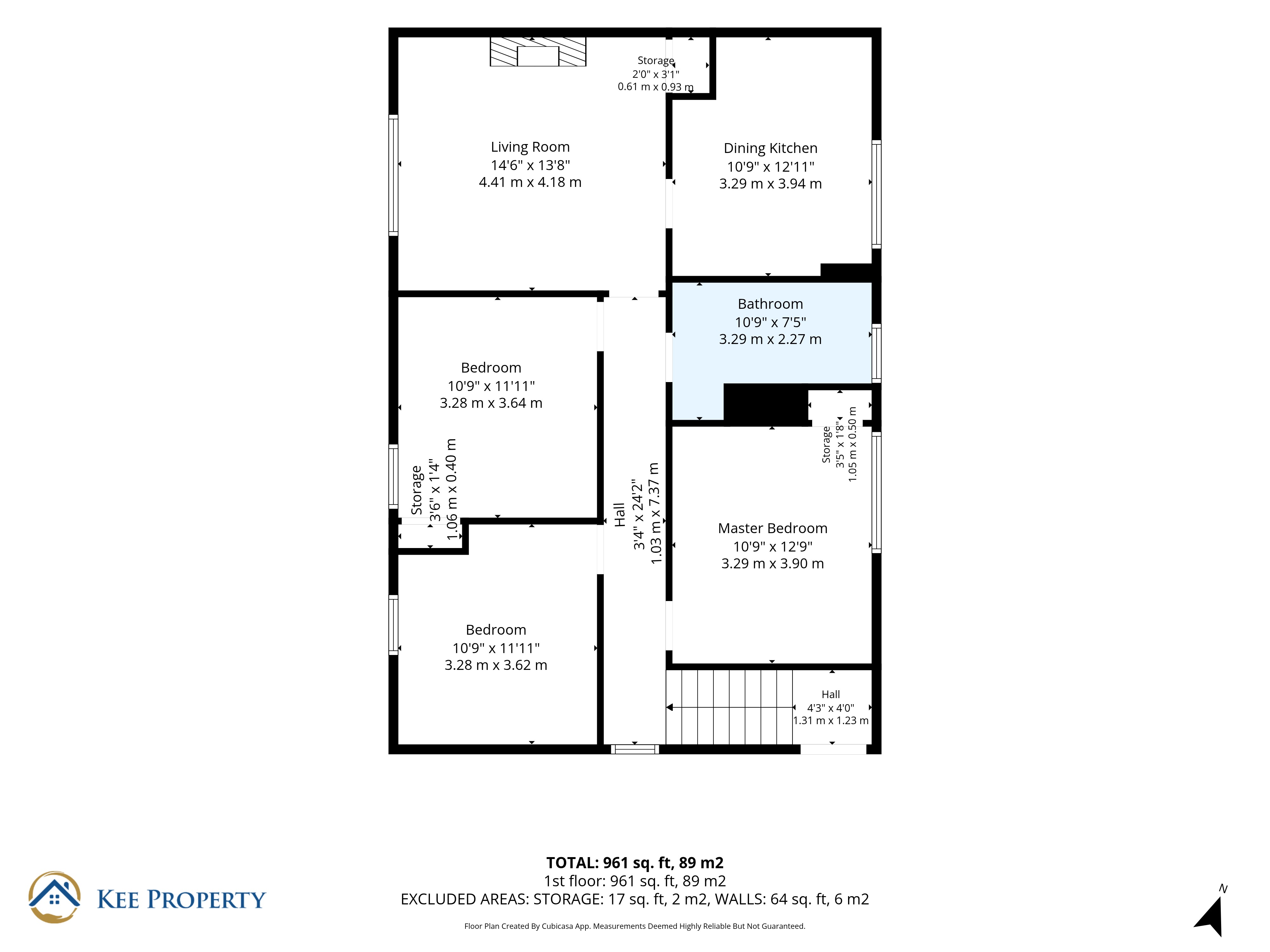 72, Acredyke Road, Glasgow floorplan